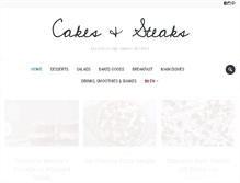 Tablet Screenshot of cakesnsteaks.com